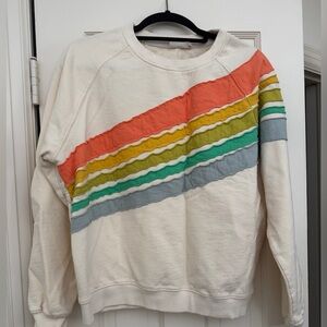 Colorful Striped Sweatshirt